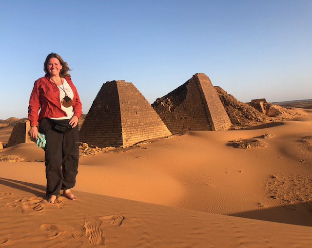 Blandt pyramider i Sudan